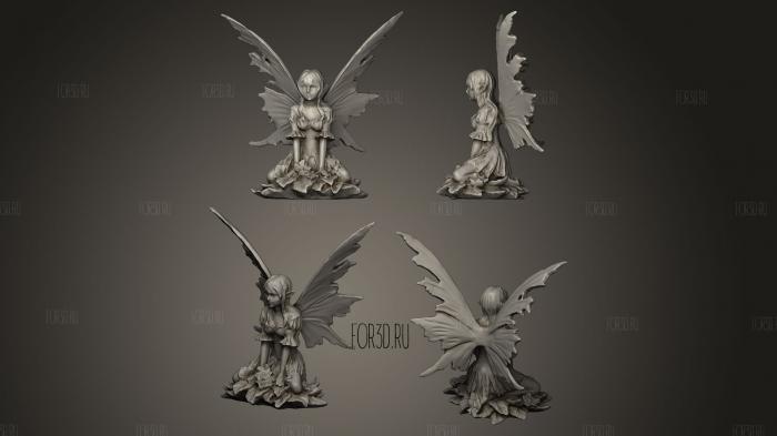 Wild Fantasy Fairy stl model for CNC